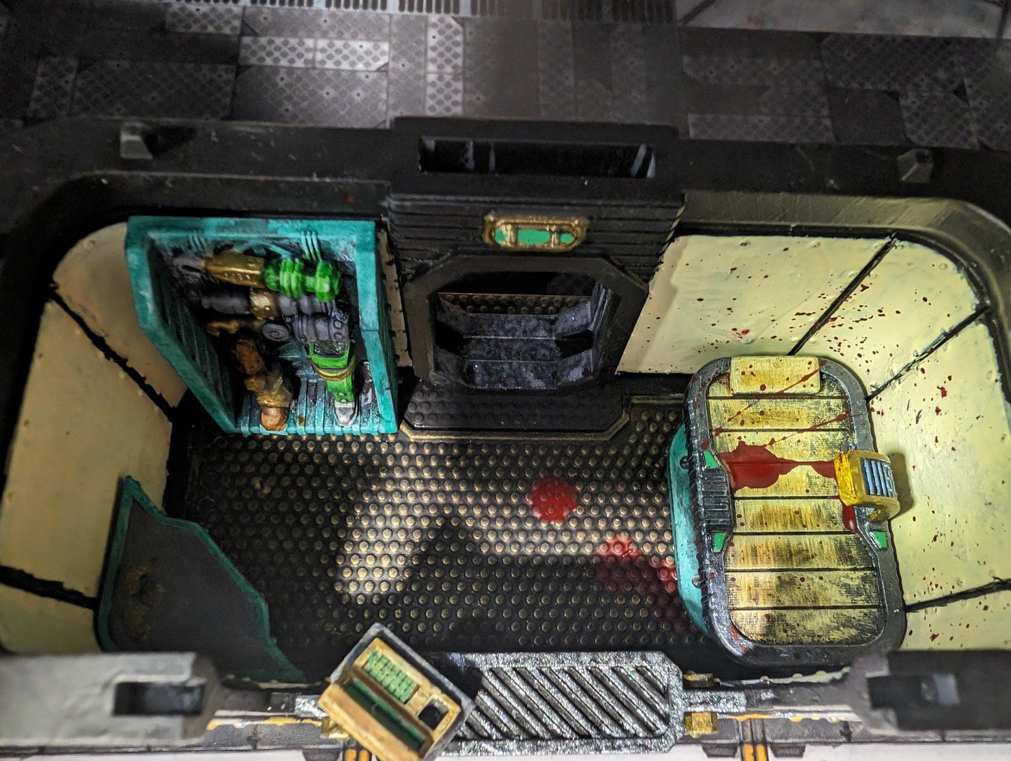 Market Vendor Stalls (interior details) - Sci-Fi City Skirmish Wargaming Terrain by Print Minis