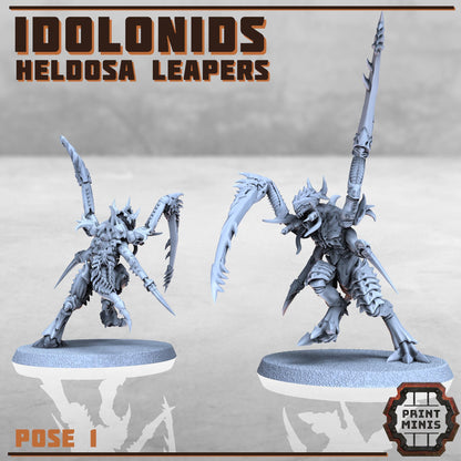 Idolonids - Heldosa Leapers -  Sci-Fi Grimdark Bug aliens by Print Minis