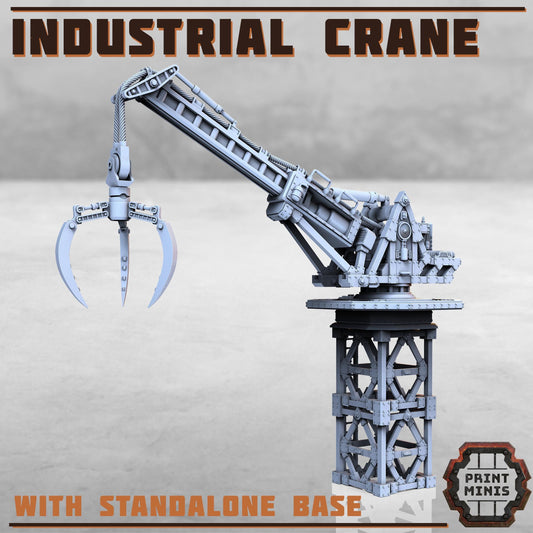 Industrial Crane - Sci-Fi Space Industrial Terrain by Print Minis