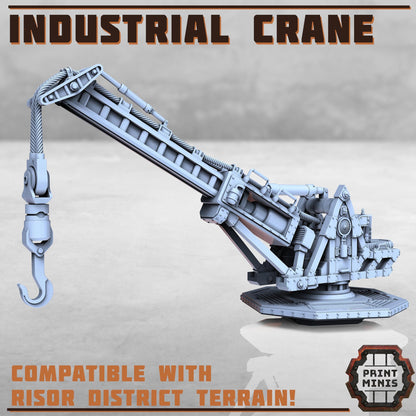 Industrial Crane - Sci-Fi Space Industrial Terrain by Print Minis