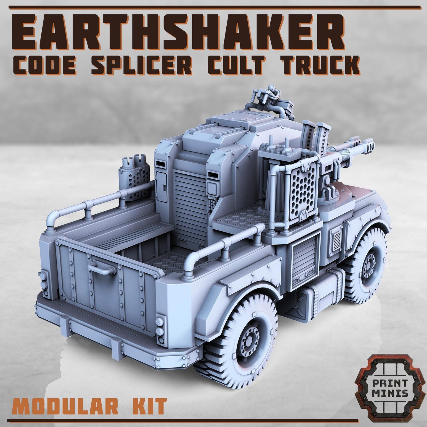 Earthshaker Truck - Code Splicer Cult -  Sci-Fi Grimdark Splicers by Print Minis