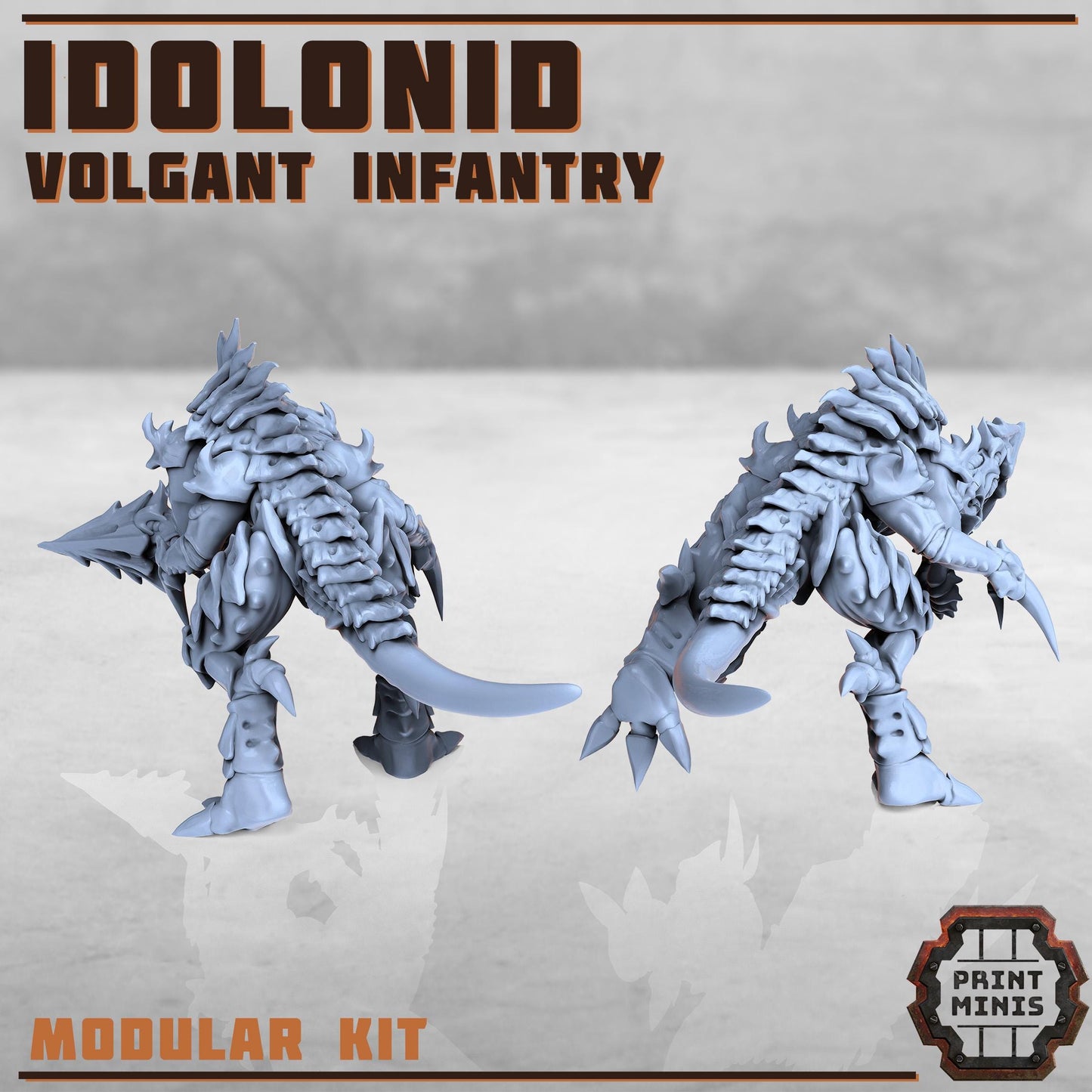 Idolonid - Volgant Infantry -  Sci-Fi Grimdark Bug aliens by Print Minis