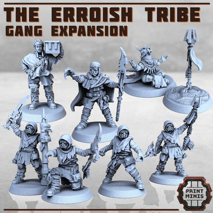 The Erroish Tribe - Gang Expansion -  Sci-Fi Grimdark Mercenaries by Print Minis