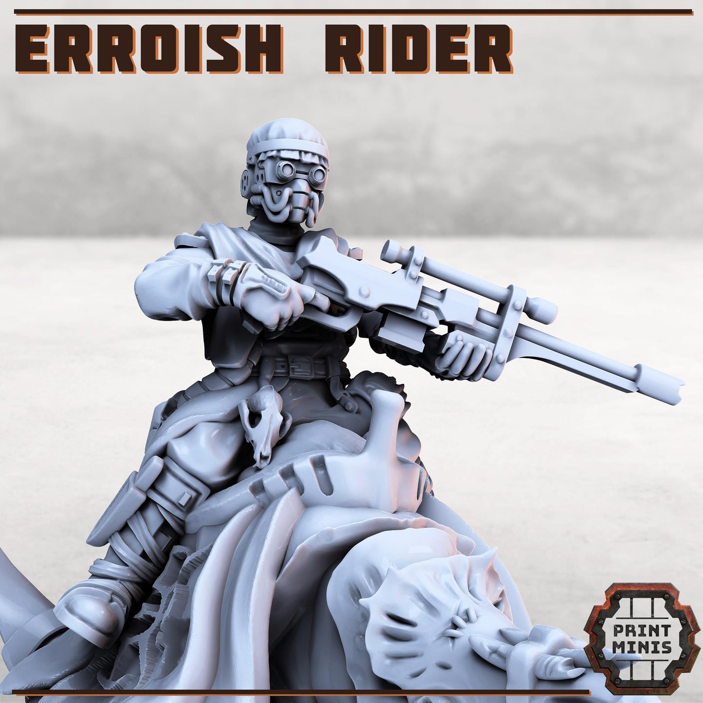 Erroish Desert Riders - Erroish People -  Sci-Fi Grimdark Mercenaries by Print Minis
