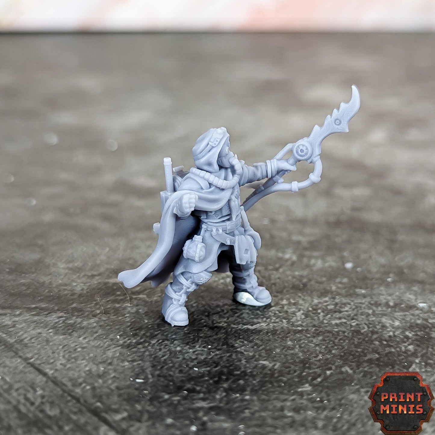 Erroish Beast Trainer and Sand Sprinters -  Sci-Fi Grimdark Mercenaries by Print Minis