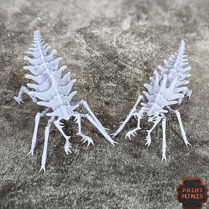 Erroish Beast Trainer and Sand Sprinters -  Sci-Fi Grimdark Mercenaries by Print Minis