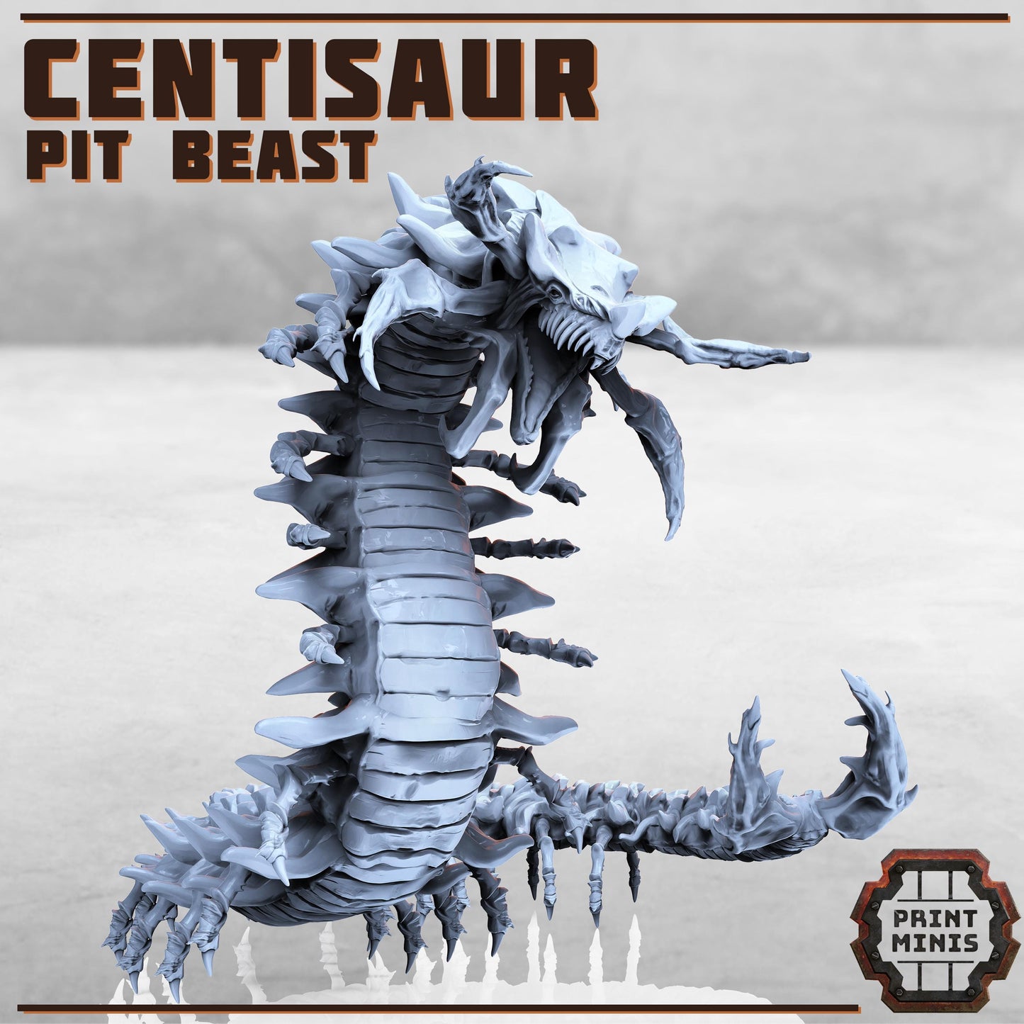 Centisaur - a Pit Beast -  Sci-Fi Grimdark Bug aliens by Print Minis