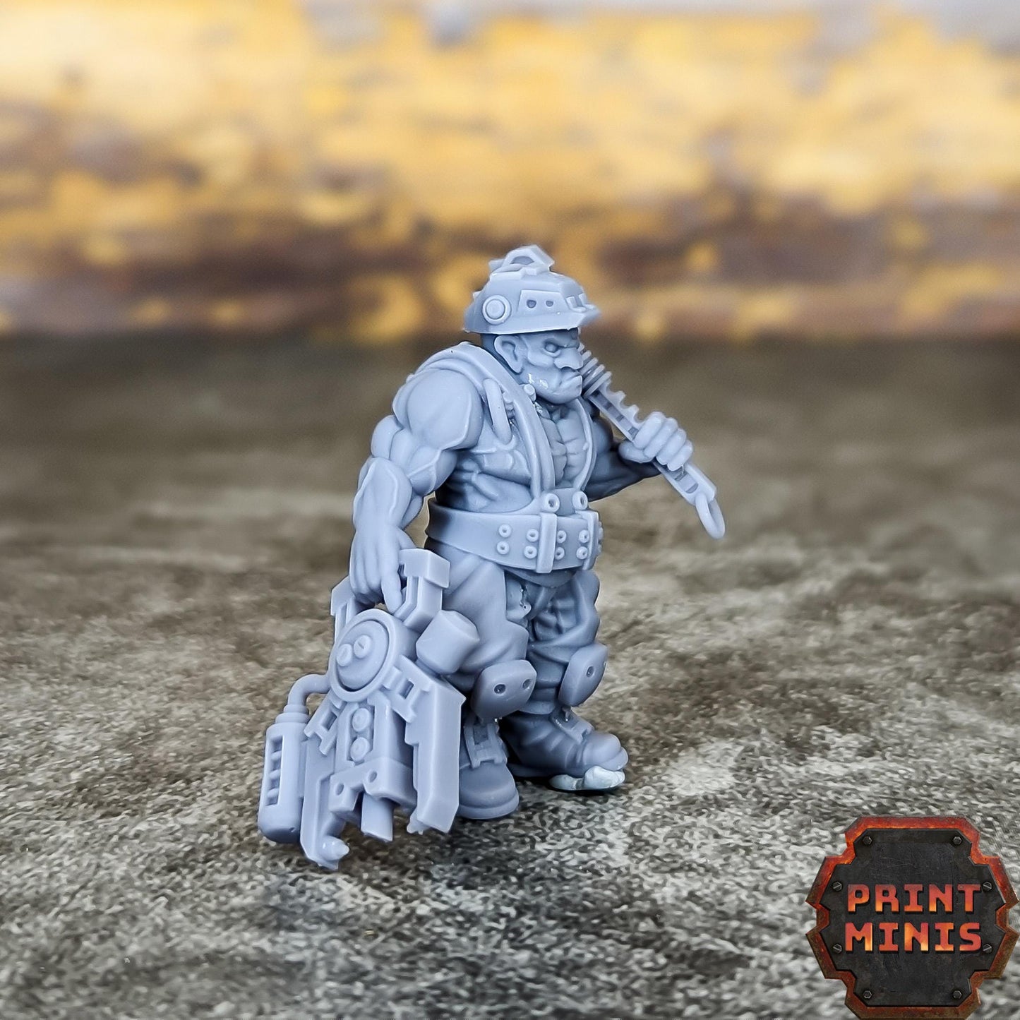 Industrial Slave Ogres  -  Sci-Fi Grimdark Ogres by Print Minis