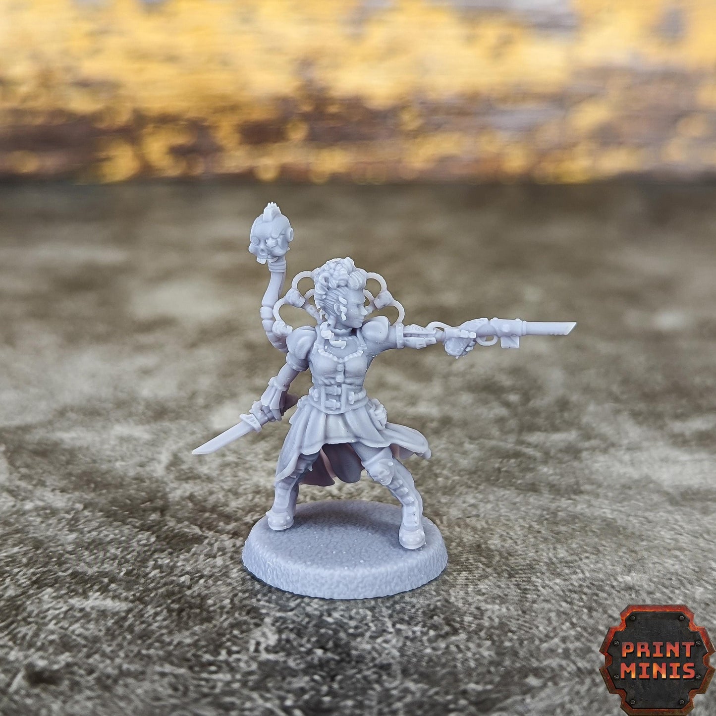 Cressida - Bounty Hunter -  Sci-Fi Grimdark Mercenaries by Print Minis