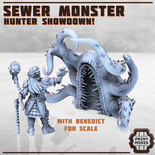 Sewer Monster - Sump Monsters -  Sci-Fi Grimdark Monsters by Print Minis