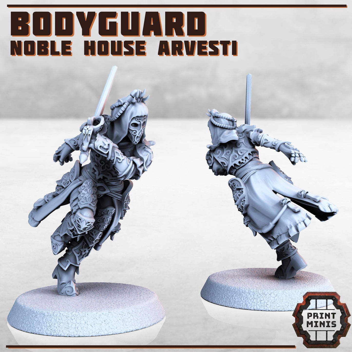 Noble Bodyguard -  Sci-Fi Grimdark Mercenaries by Print Minis