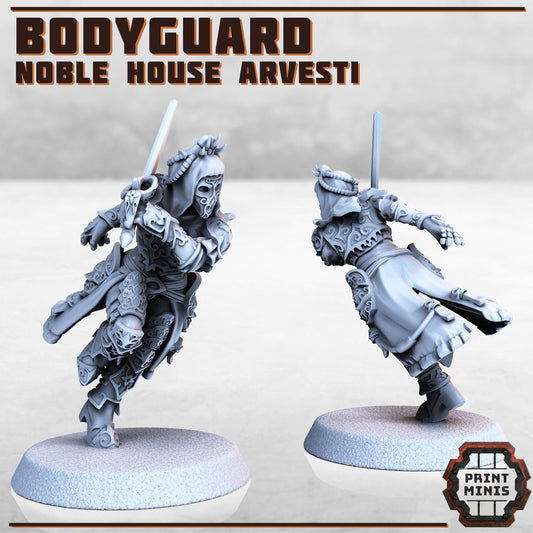 Noble Bodyguard -  Sci-Fi Grimdark Mercenaries by Print Minis