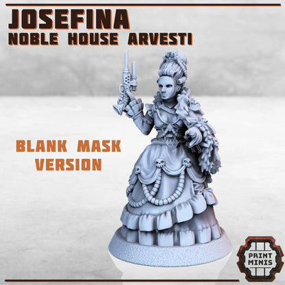 Josefina - Noble Courtier -  Sci-Fi Grimdark Mercenaries by Print Minis