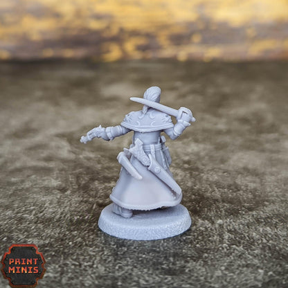 Gabriel - Bounty Hunter -  Sci-Fi Grimdark Mercenaries by Print Minis