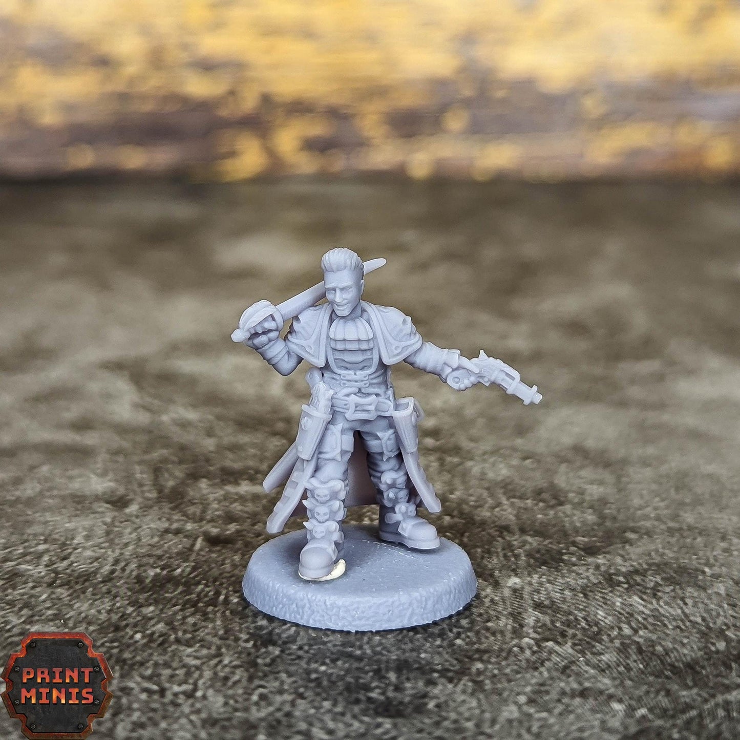 Gabriel - Bounty Hunter -  Sci-Fi Grimdark Mercenaries by Print Minis