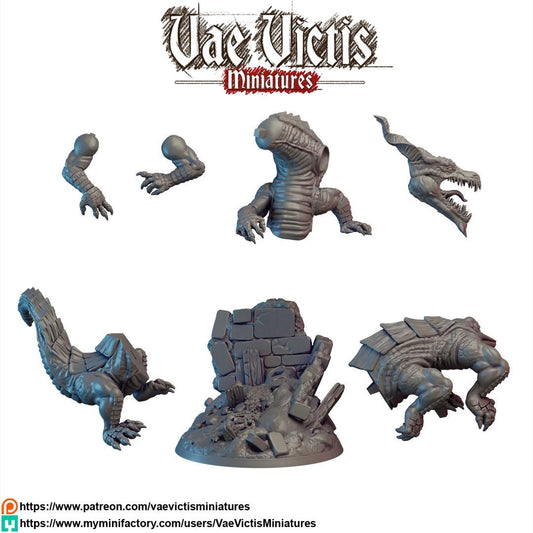Behir, Gigantic Monster by Vae Victis, perfect for Fantasy Wargames and Tabletop RPGs
