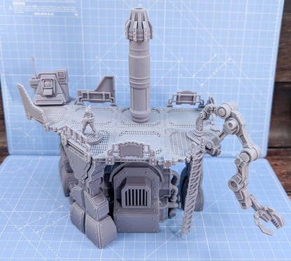 Rustspire Foundry - Sci-Fi Space Industrial Terrain by Print Minis