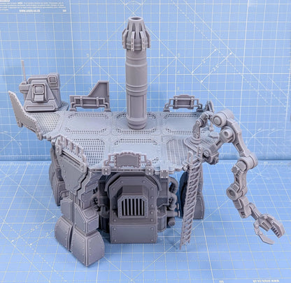 Rustspire Foundry - Sci-Fi Space Industrial Terrain by Print Minis