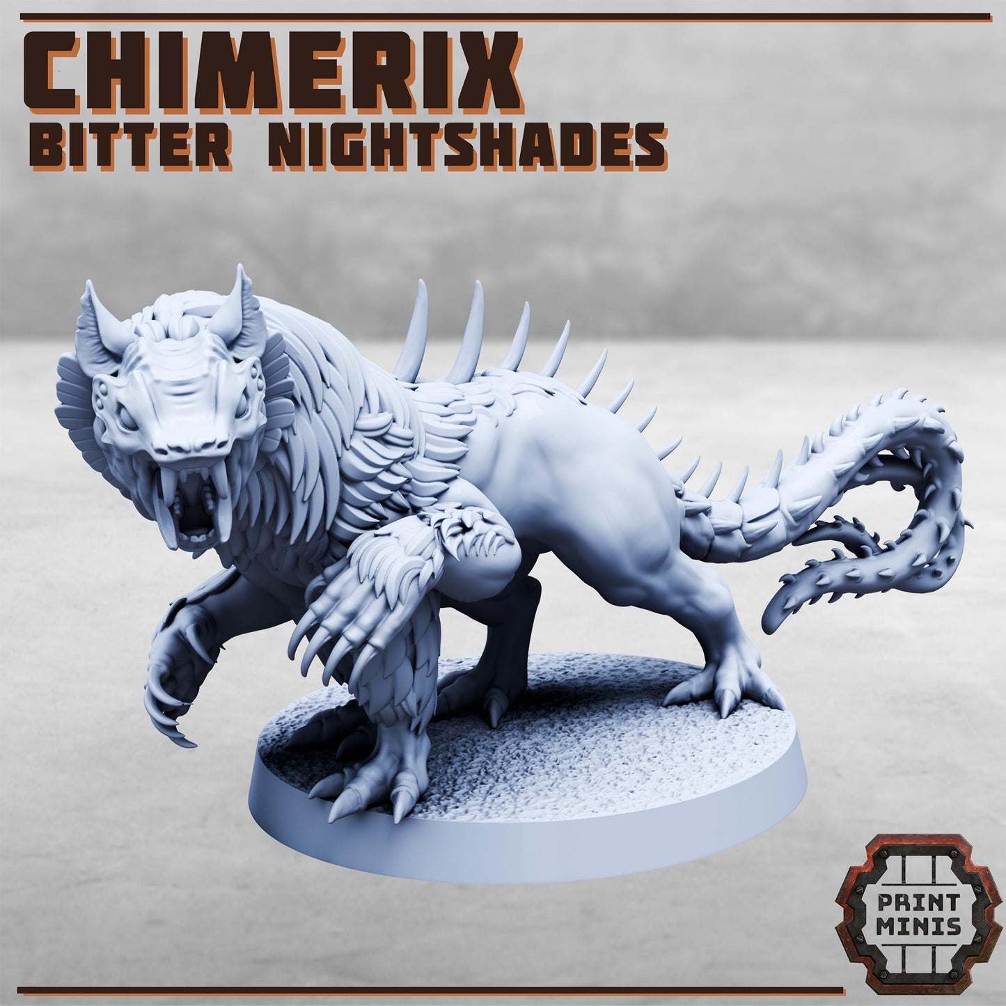 Chimerix - Bitter Nightshades -  Sci-Fi Grimdark City Skirmish Warfare Female Mercenaries by Print Minis