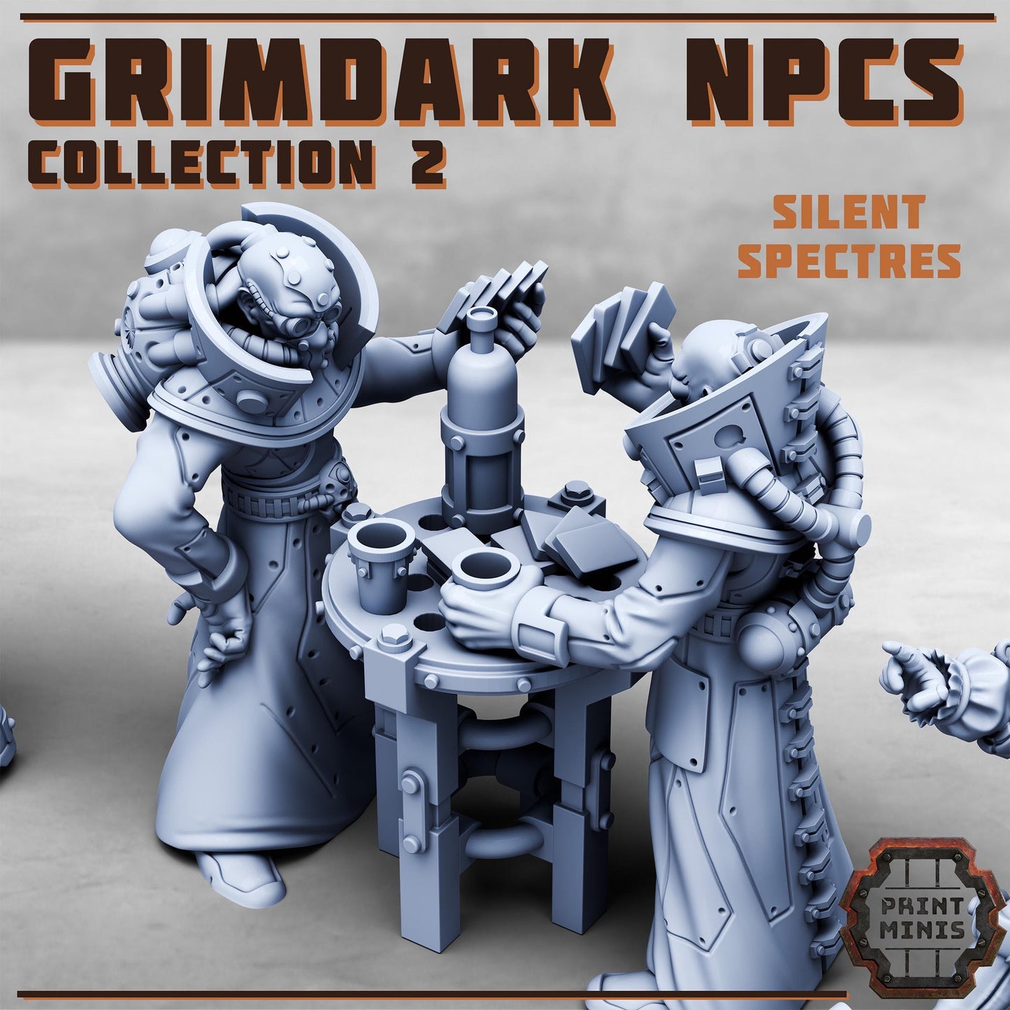 Grimdark NPCs Kit 2.0 -  Sci-Fi Grimdark Civilians by Print Minis