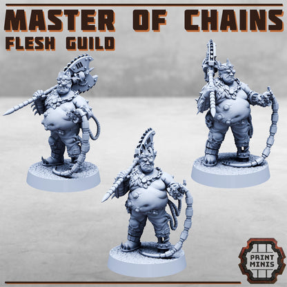 Master of Chains - Flesh Guild - Sci-Fi Grimdark Mercenaries by Print Minis