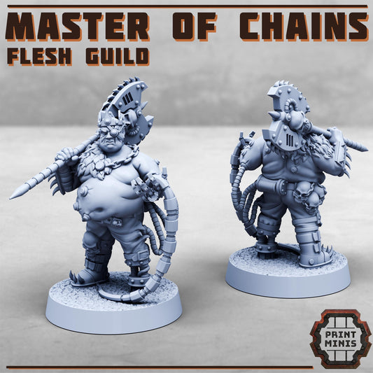 Master of Chains - Flesh Guild - Sci-Fi Grimdark Mercenaries by Print Minis