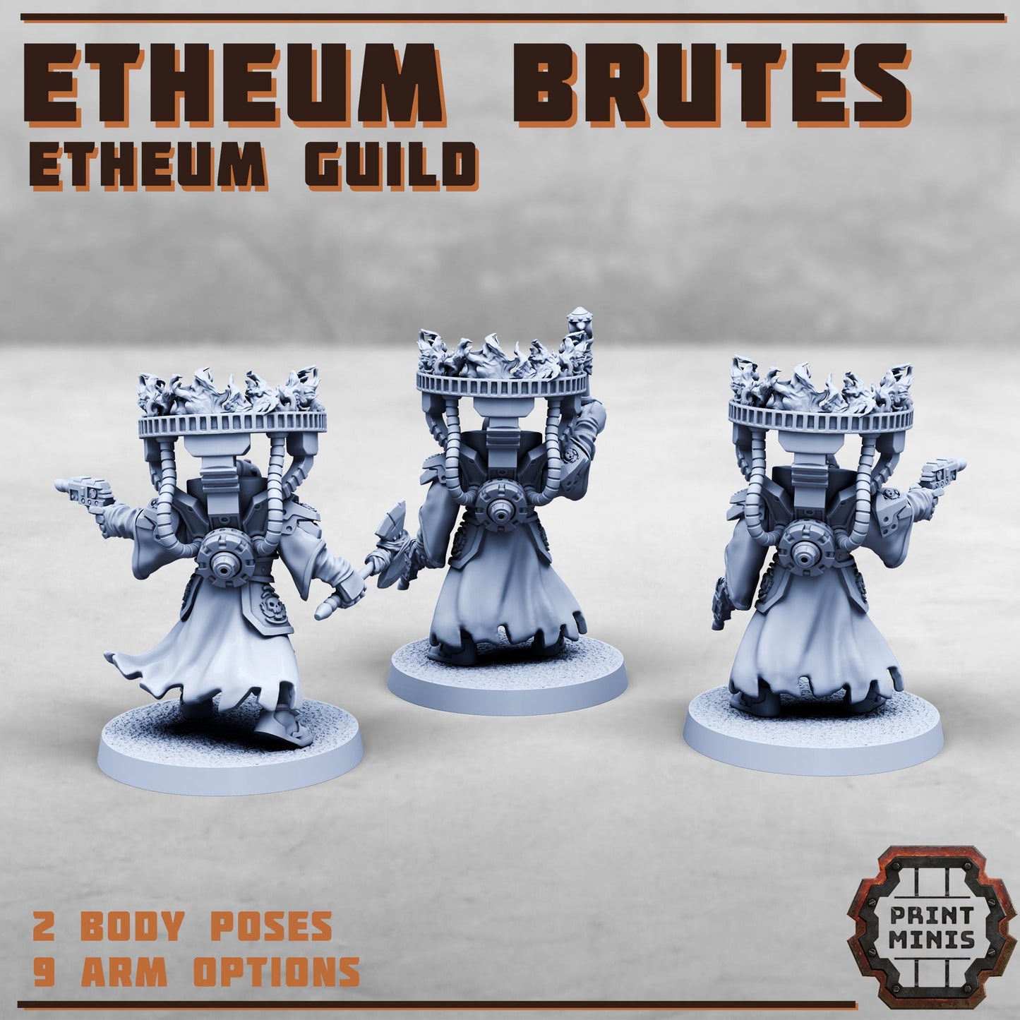 Etheum Fuel Guild - Ultimate Kit-  Sci-Fi Grimdark  Tax Collector Mercenaries by Print Minis