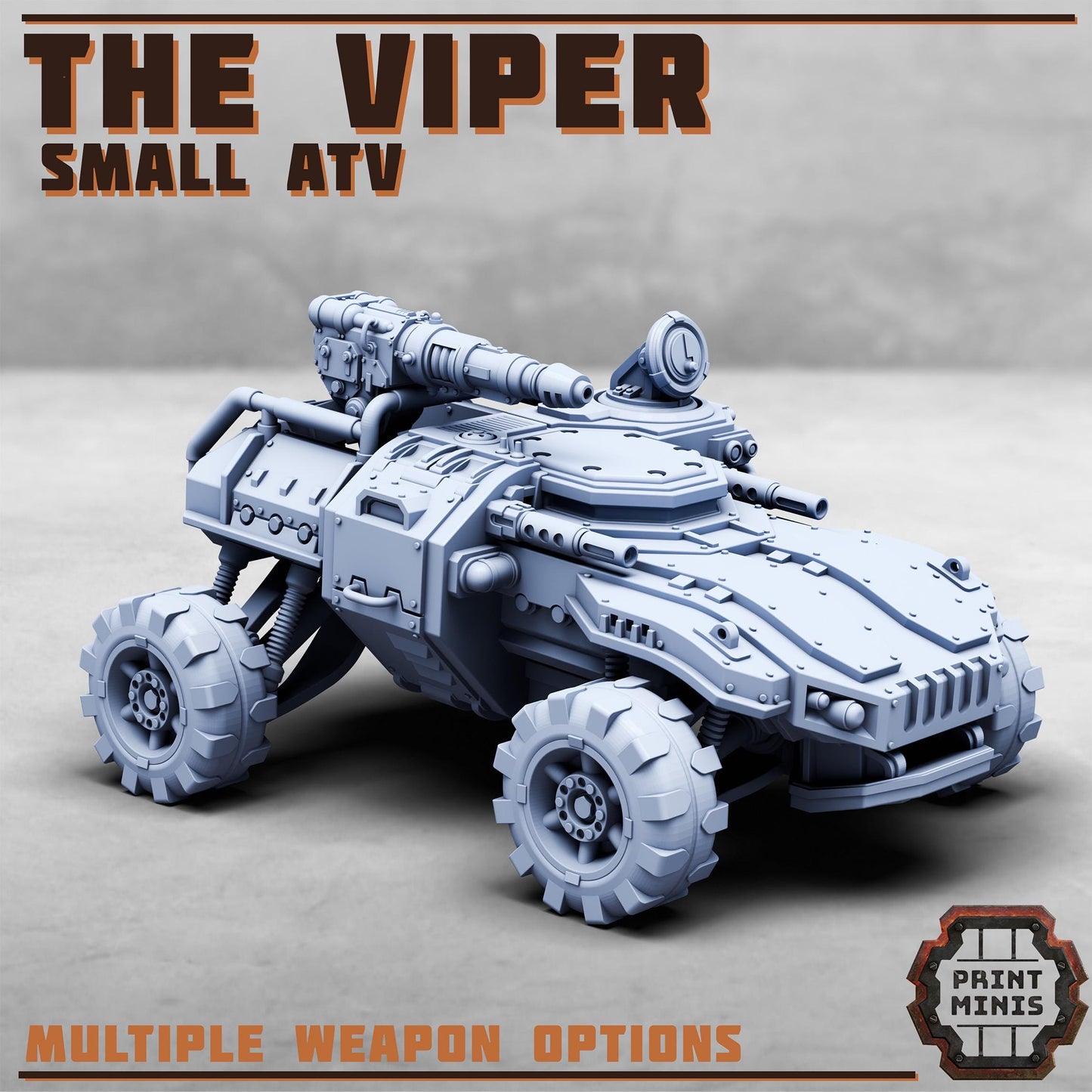 The Viper ATV - Code Splicer Cult -  Sci-Fi Grimdark Vehicles by Print Minis