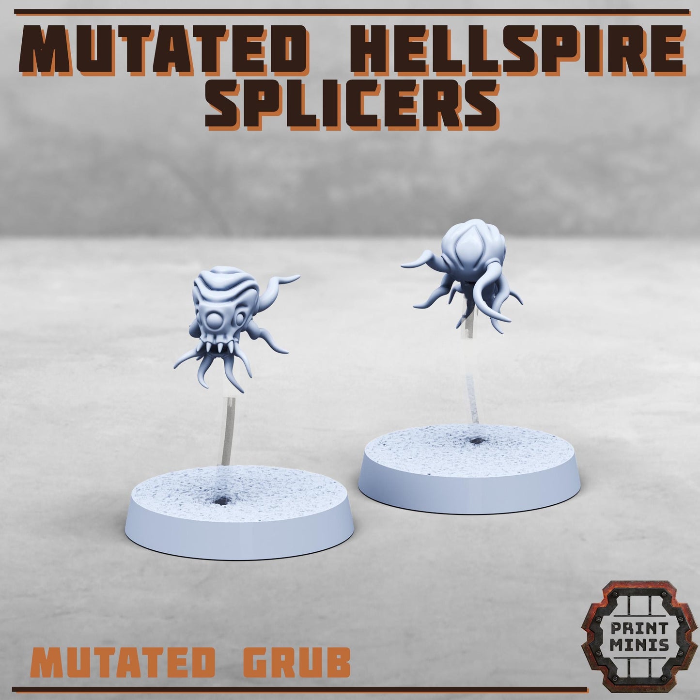 Mutated Hellspire Splicers -  Sci-Fi Grimdark Splicers by Print Minis