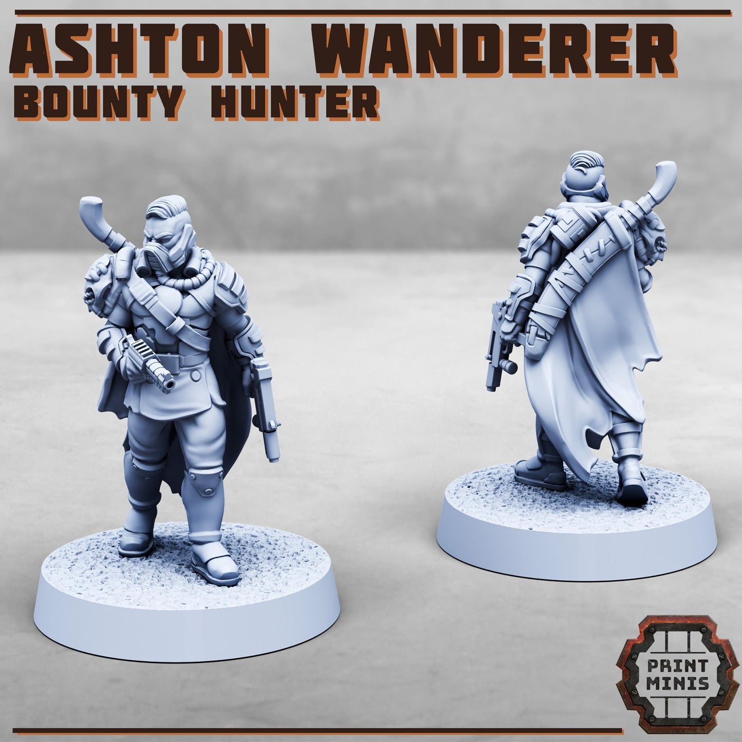 Ashton Wanderer -  Sci-Fi Grimdark Mercenaries by Print Minis