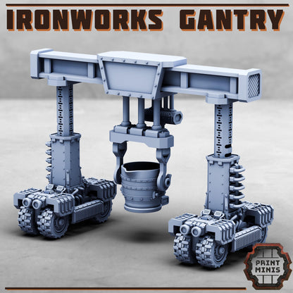 Forge Works - Ironworks Expansion - Sci-Fi Space Industrial Terrain by Print Minis