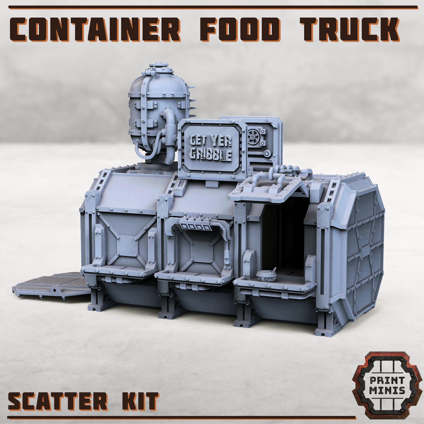 Ultimate Container SCATTER Kit - Sci-Fi Space Industrial Terrain by Print Minis