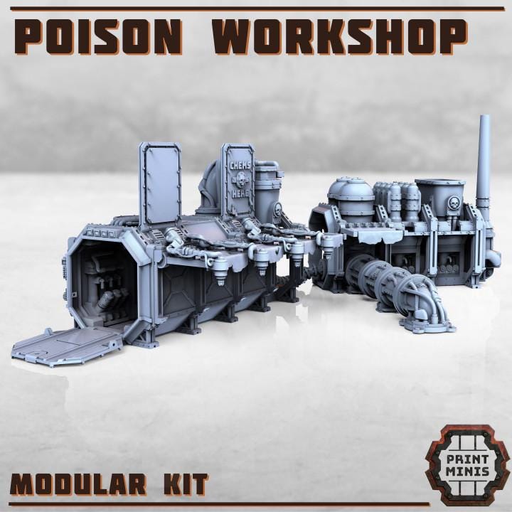 Ultimate Container SCATTER Kit - Sci-Fi Space Industrial Terrain by Print Minis