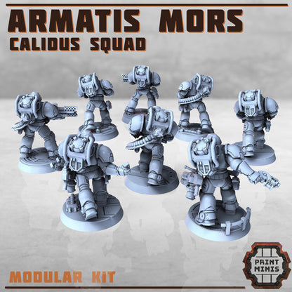 Armatis Mors - Combat Unit - Futuristic Marine Army, Sci-Fi Space Warriors by Print Minis