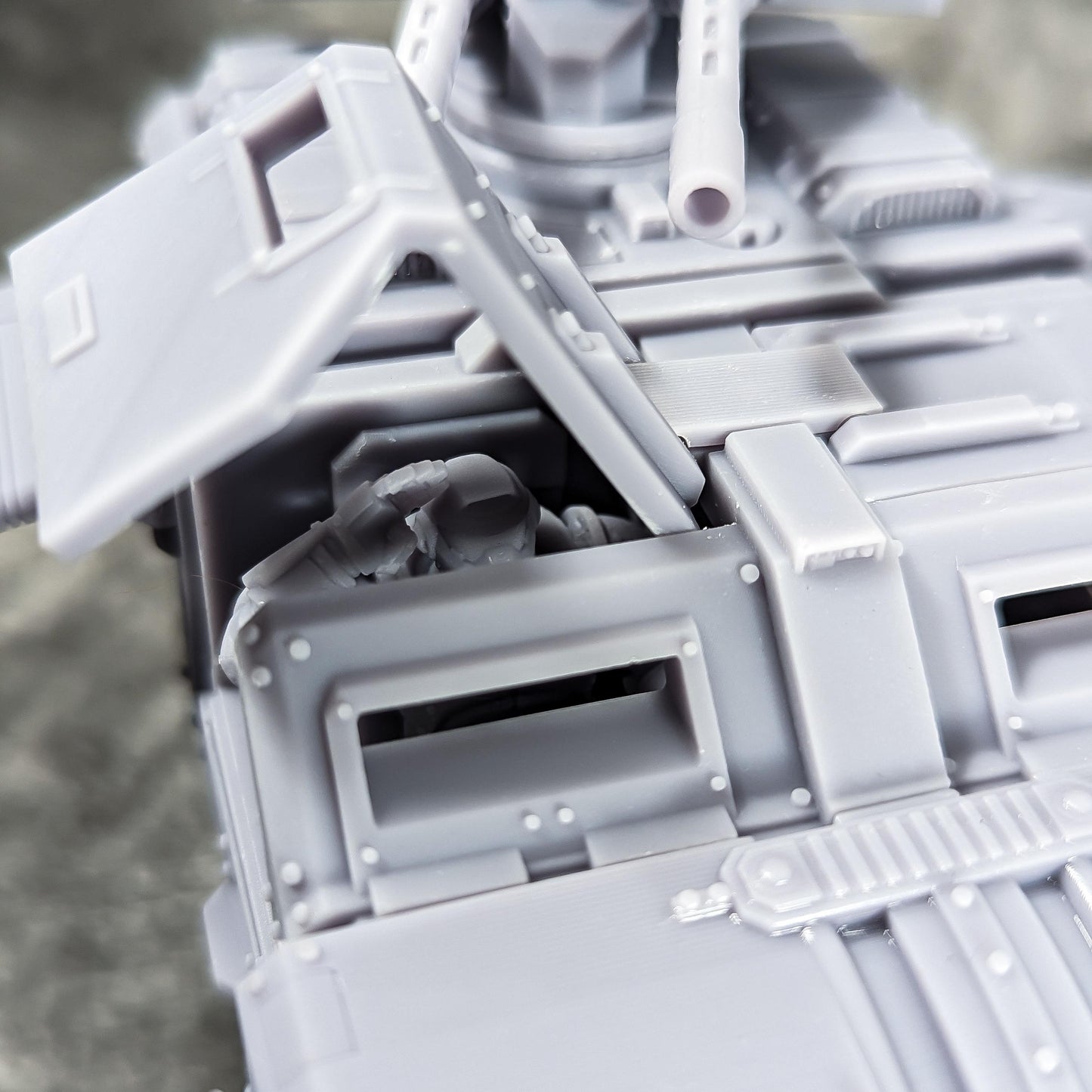 Daedalus Speeder - Armatis Mors  - Futuristic Marine Army, Sci-Fi Space Walkers by Print Minis