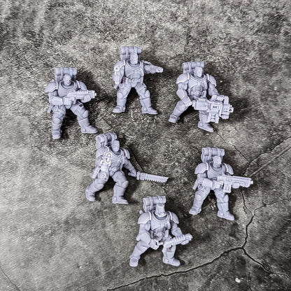 Armatis Mors - Scouts Squad - Futuristic Marine Army, Sci-Fi Space Warriors by Print Minis