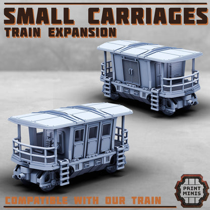 Ash Canyon Express - Sci-Fi Space Industrial Steampunk Train by Print Minis