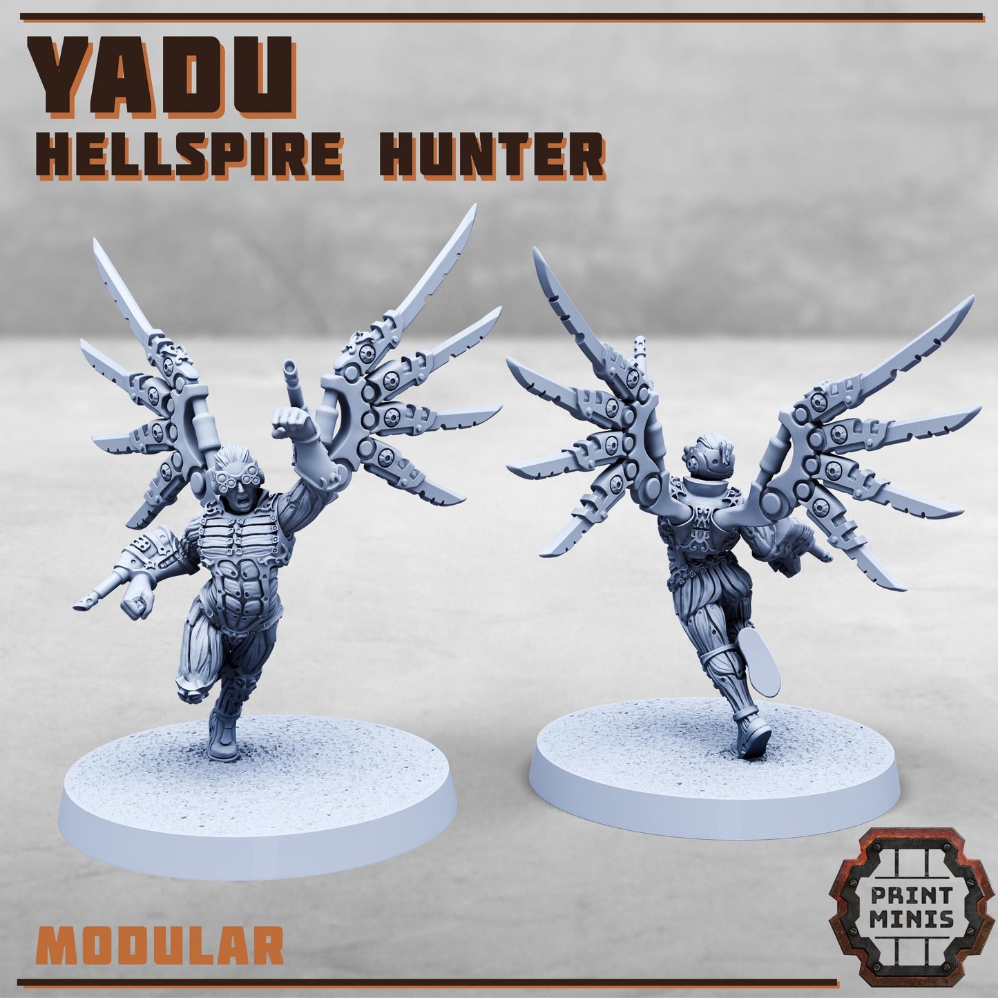 Hellspire Hunters: Jalena, Malika and Yadu -  Sci-Fi Grimdark Mutant Hunters by Print Minis