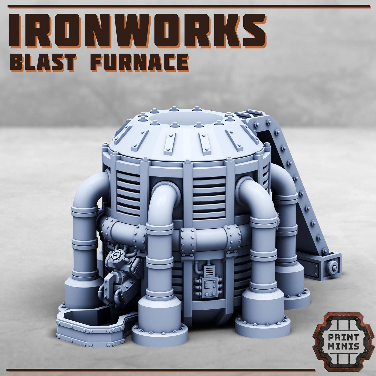 Forge Works - Ironworks Expansion - Sci-Fi Space Industrial Terrain by Print Minis