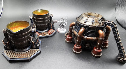 Forge Works - Ironworks Expansion - Sci-Fi Space Industrial Terrain by Print Minis