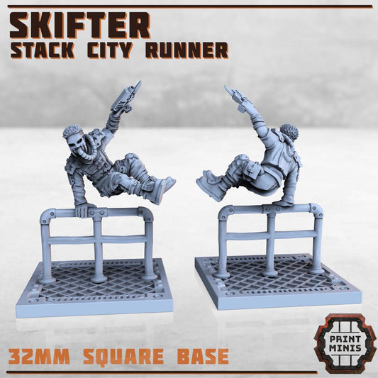 Ammo Bearer + City Runner - Sci-Fi Grimdark Mercenaries by Print Minis