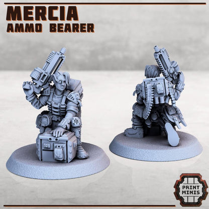 Ammo Bearer + City Runner - Sci-Fi Grimdark Mercenaries by Print Minis