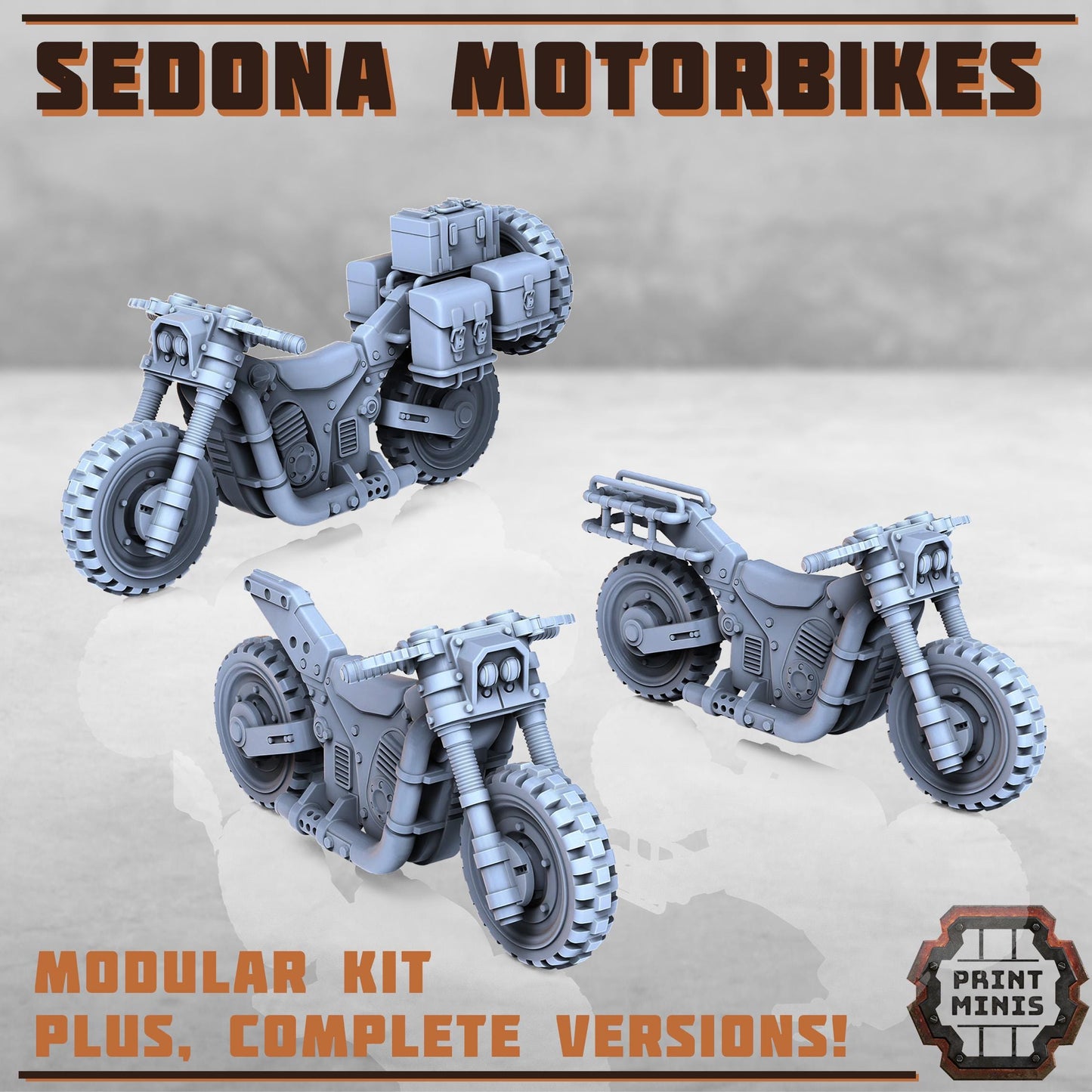 Sedona Bikers - Code Splicer Cult -  Sci-Fi Grimdark Vehicles by Print Minis
