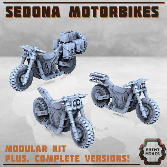 Sedona Bikers - Code Splicer Cult -  Sci-Fi Grimdark Vehicles by Print Minis