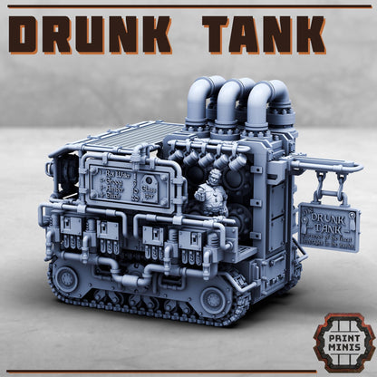 Drunk Tank with Bar Keeper - Sci-Fi Grimdark Mercenaries by Print Minis