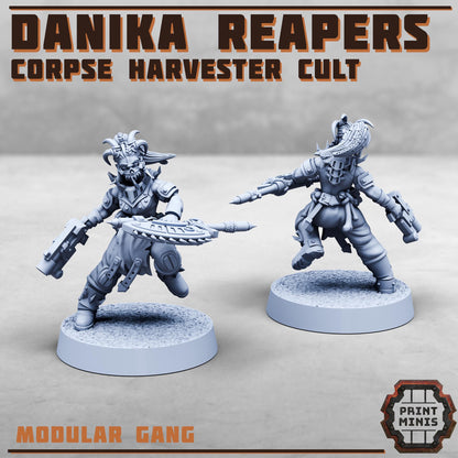 Danika Reapers - Corpse Harvester Cult -  Sci-Fi Grimdark Gang by Print Minis