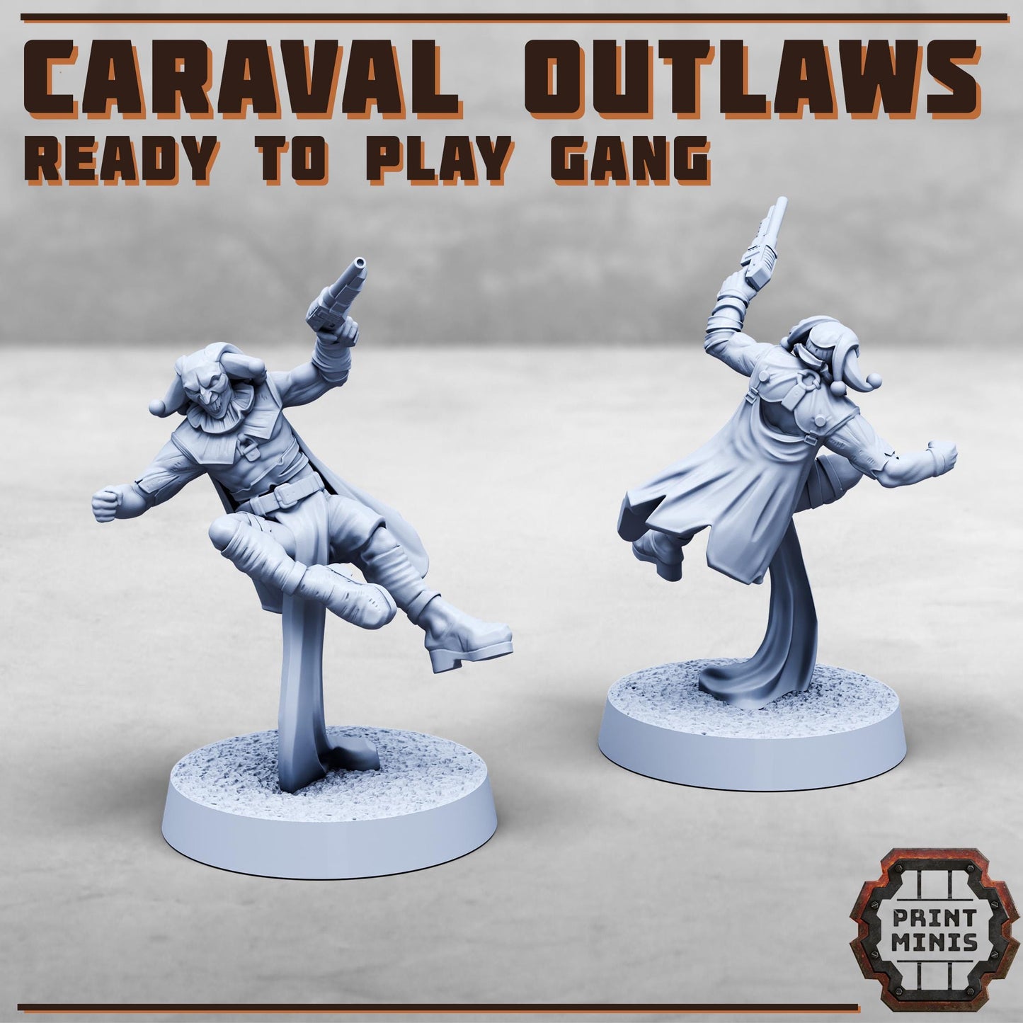 House Caraval Outlaws -  Sci-Fi Grimdark Splicers by Print Minis