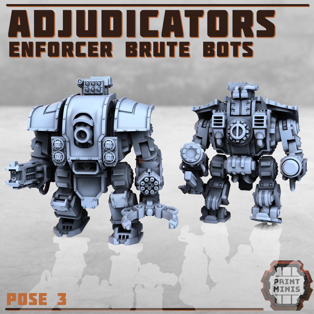 City Watch Police Enforcers -  Sci-Fi Grimdark Tech Hunter Mercenaries by Print Minis