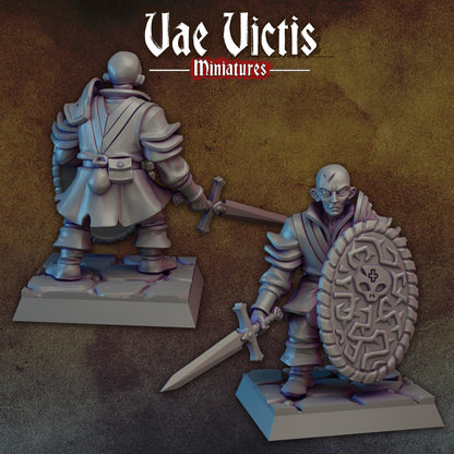 Modular Mercenary River Patrol Miniatures, Bits and Weapon Conversions Fantasy by Vae Victis, perfect for Fantasy tabletop Wargames