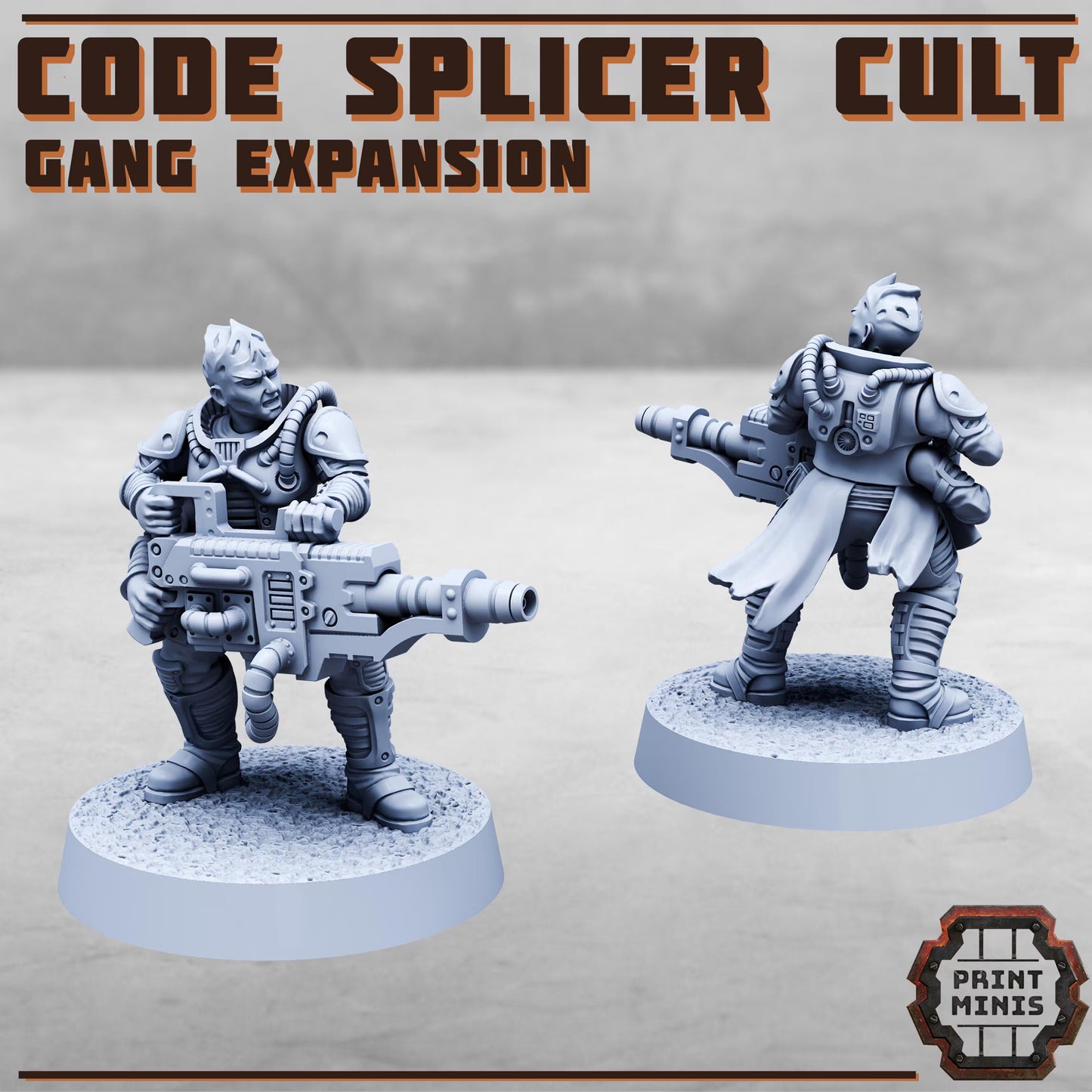 Code Splicer Cult - Gang Expansion -  Sci-Fi Grimdark Splicers by Print Minis